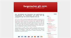Desktop Screenshot of bangemachen.com